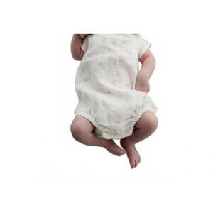 NEW MAMITIS kid's santorini romper in white